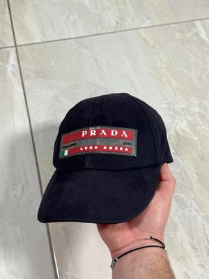 Vintage Prada Sport Challenge 2003 Luna Rossa Hat Big Logo