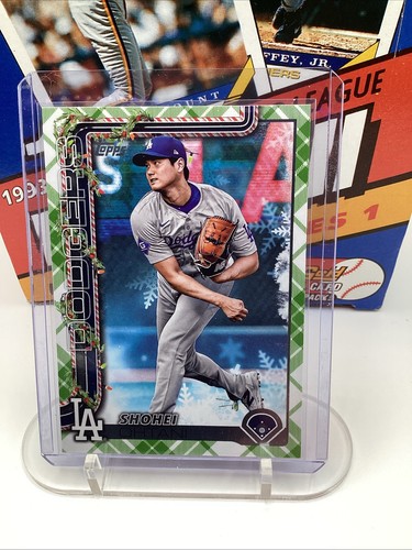2025 Topps Holiday Shohei Ohtani Green Plaid #H1 Dodgers