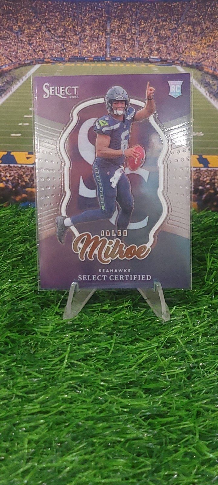 2025 Panini Select - Select Certified Rookies Jalen Milroe #13 (RC)