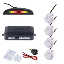 LED Parking Sensors Car Auto Vehicle Reverse Backup Radar System, Sound Warni...