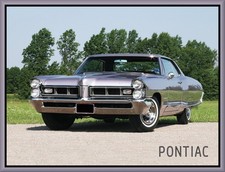 1965 Pontiac Grand Prix Coupe Toolbox - Refrigerator Magnet 42 Mil