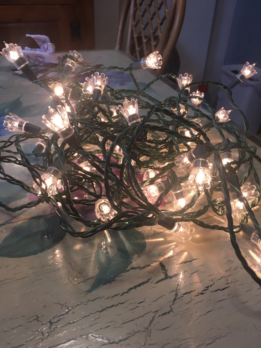 Vintage flower online christmas lights