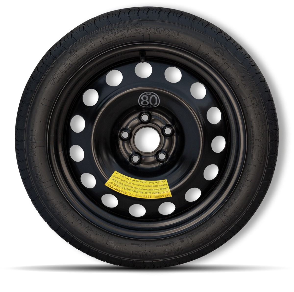 Ruotino Di Scorta Per Dacia Duster - 125/80R17, Kit Completo Con Cric E Borsa - Foto 4