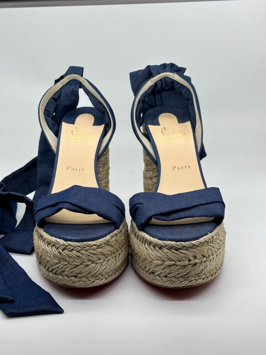 【Christian Louboutin】mariza de desert 130 エスパドリーユ Christian Louboutin Mariza du Desert 130 gabardine