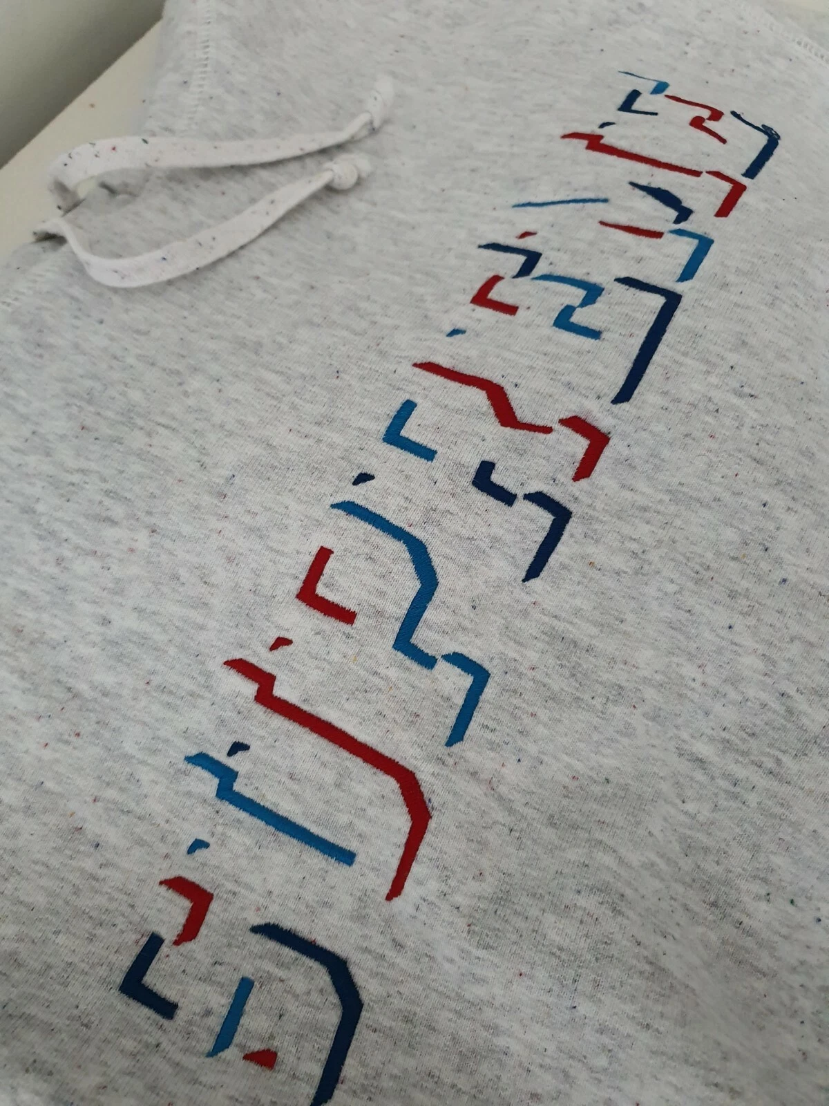 FW20 Supreme Drop Shadow felpa con cappuccio taglia M media felpa grigio erica