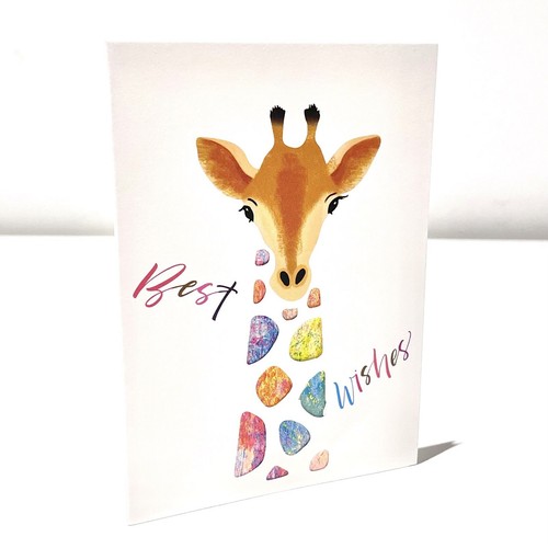 Handmade Birthday Birthday Card All Occasion Greeting Card For Her Mum Giraffe - Picture 3 of 5