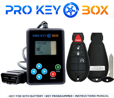 New OEM Genuine Remote Key Fob & Programmer for 2013-2017 RAM 1500 2500 3500