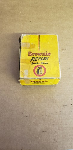 Vintage Kodak Brownie Reflex Synchro Camera Model 173 with Box - 第 1/10 張圖片
