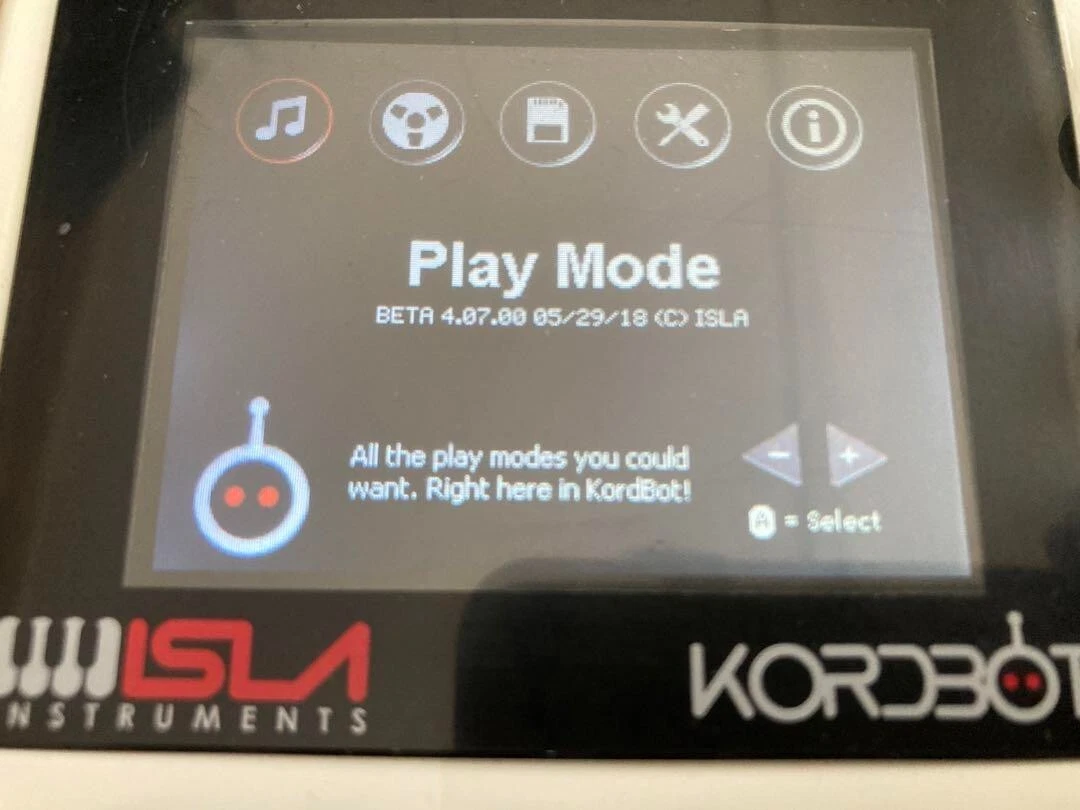 Isla Instruments KordBot MIDI Chord Controller Arpeggiator Step