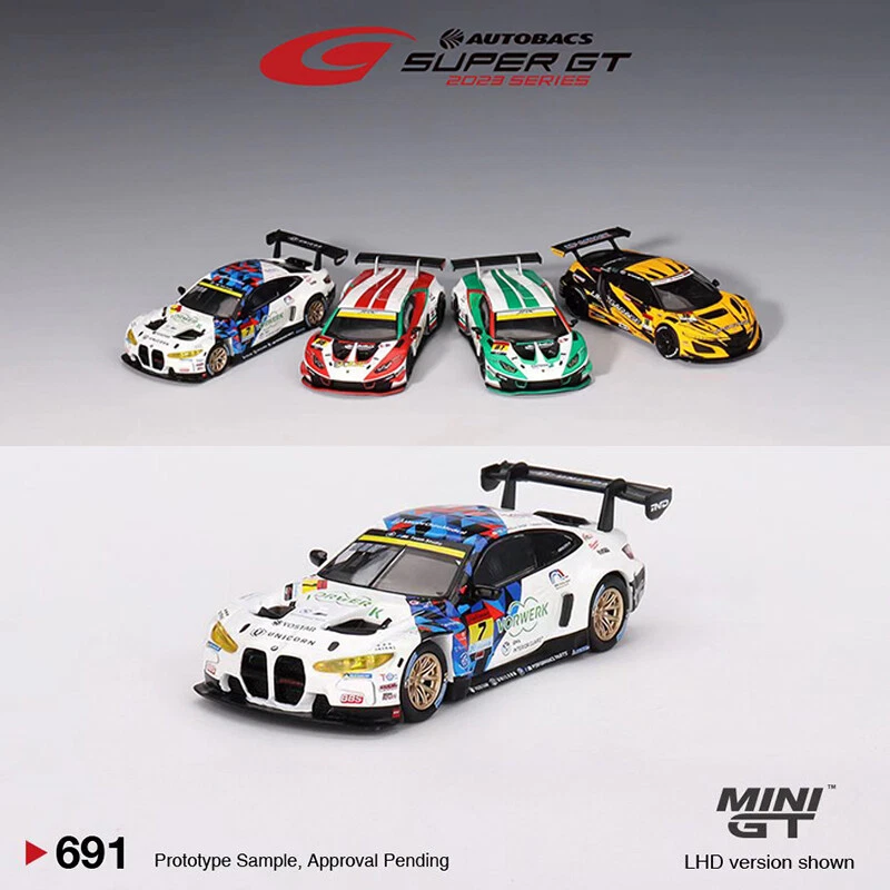ミニカー MINI GT BMW M4 GT3 #7 \"Studie BMW M4\" Mini GT BMW M4 GT3 #7 Studie M Team x CRS 2023 Super GT