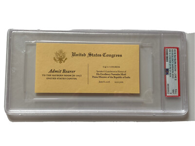 2016 Speaker Paul Ryan Luncheon Ticket India Prime Minister Narendra Modi PSA 9