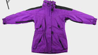Helly Hansen  Purple Retro Helly-Tech Waterproof Ski Jacket Parka Mens Small