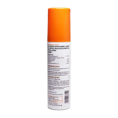 Volini Gel Spray Pain Relief for Lower Back Pain Joint Pain Neck Pains 40ML Pack - Picture 2 of 5