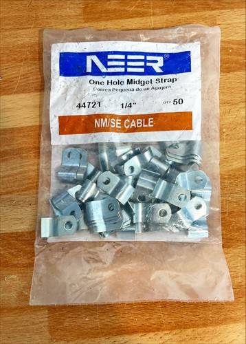 4 Packungen mit 50 NEER Engineered Solutions 44721 Nm/Se Ein-Loch Zwergband 1/4 - Bild 2 von 3