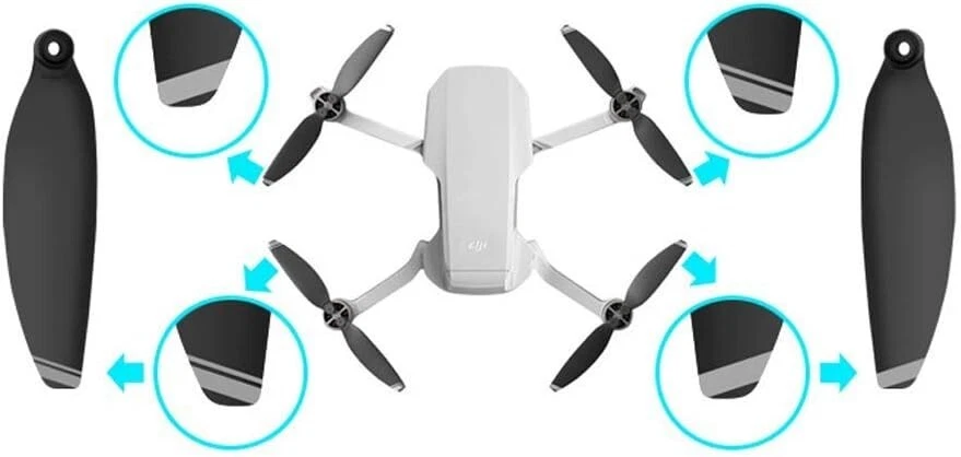 Hojas de hélice RCGEEK 8 PIEZAS de bajo ruido para Mavic Mini Stock en EE. UU. y ENVÍO GRATUITO Foto 2 de 4