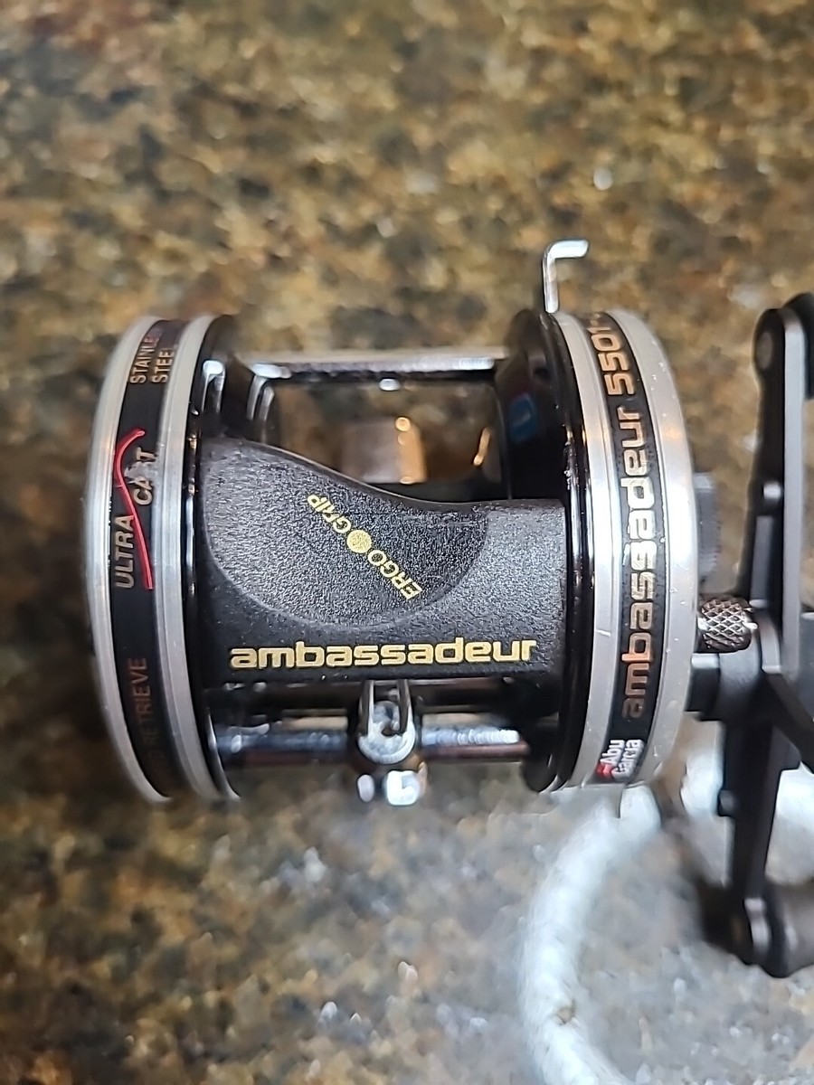 1991 ABU Garcia Ambassadeur 5501-C3 Fshing Reel w/ Box Manual Lube