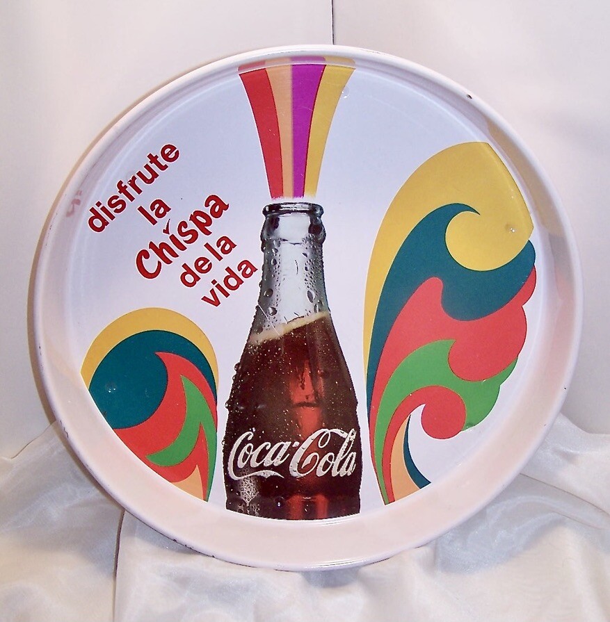 VINTAGE COCA COLA -- DISFRUTE LA CHISPA DE LA VIDA (Enjoy the