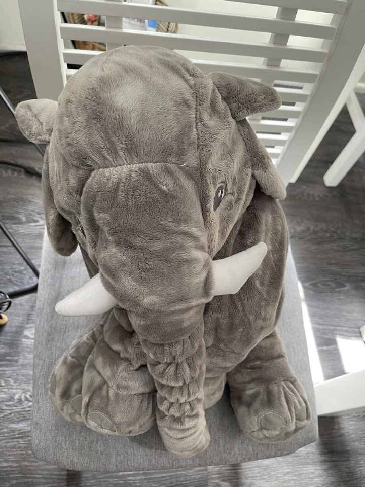 Ikea Elephant Toy Large Grey Baby Toy - image 3 of 4