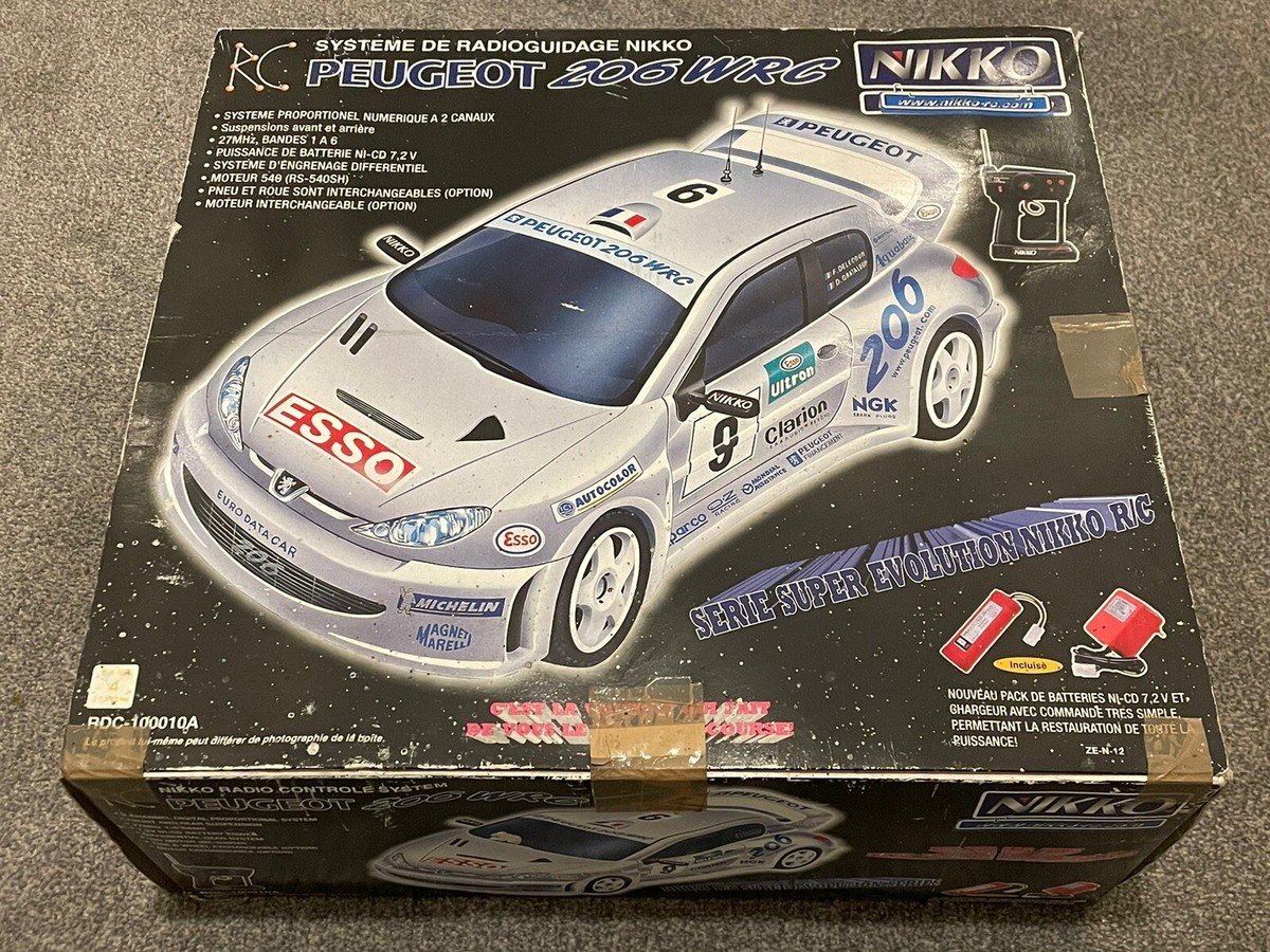 NIKKO PEUGEOT 206 WRC 1/10 Super Evolution RADIO CONTROLLED