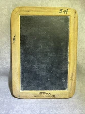 Vintage School House Child's Double Sided Slate Chalk Board Portugal 7.5"x 5.25"