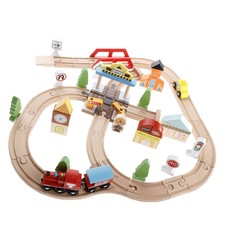 jack and jill wooden train set