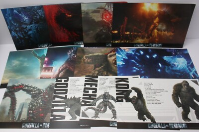 Godzilla vs Kong Movie Monster Series Visual Card Set of 12 Card only