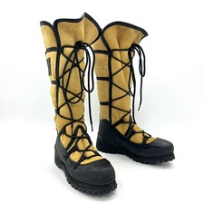 Women CRYOS Sheepskin Tall BOOTS Size 