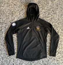 Adidas LA Galaxy Orange County Premier Program Black Lightweight Training Jacket