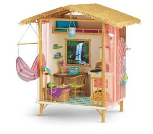 80 American Girl Doll Lea Rainforest House Furniture Hut ...