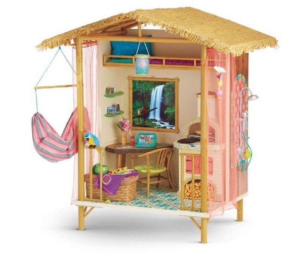 American Girl Lea Beach House 2016 Rainforest Hut Furniture 18 Inch