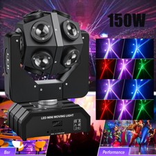 Neu 150W 12 LED RGBW Strahl Moving Head Bühnenlicht DMX DJ Disco Halloween DE