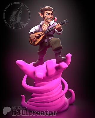 Vox Machina Scanlan Resin Figure / Statue various sizes
