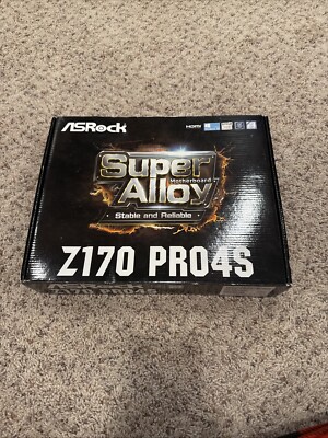 ASRock Z170 Pro4S Motherboard ATX Intel - Brand New - Sealed