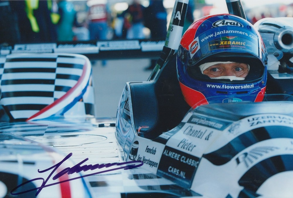 Jan Lammers Le Mans Hand Signed 12x8 Autograph Photo 10