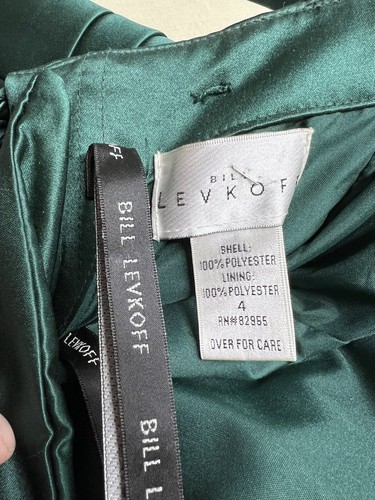 Bill Levkoff Green Gown, Size 4, prom wedding - Picture 3 of 5
