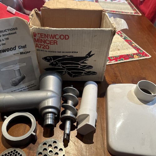 Kenwood Mincer A720 Attachment for Kenwood Chef Genuine and Versatile 7 eBay