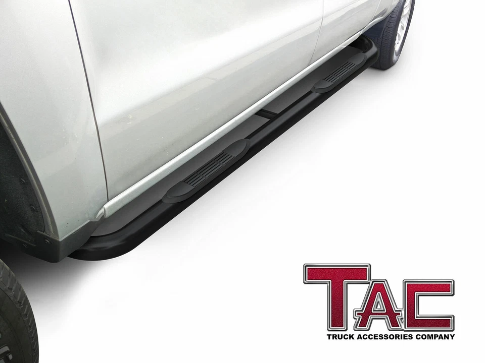 For 2005-2011 Dodge Dakota Quad Cab 3" Side Steps Nerf Bars Running Boards Black - Изображение 3 из 4