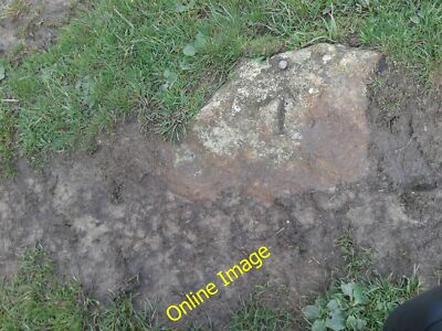 Photo 6x4 Ordnance Survey Cut Mark with Rivet Fleets This can be found on c2014