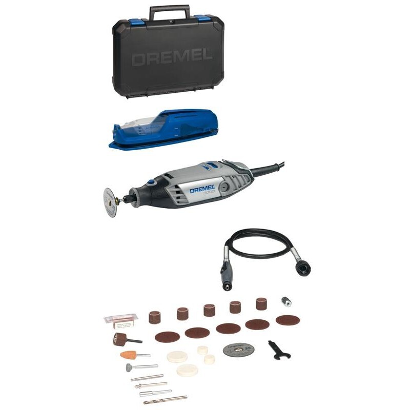 DREMEL MINI TRAPANO MULTIUTENSILE DA 130W CON VALIGETTA E 25 ACCESSORI