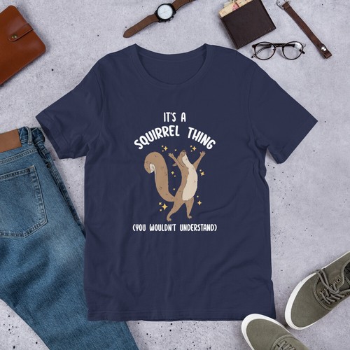 Men/Women Squirrel Lover It's a Squirrel Thing You Wouldn't Understand t-shirt - Picture 8 of 14