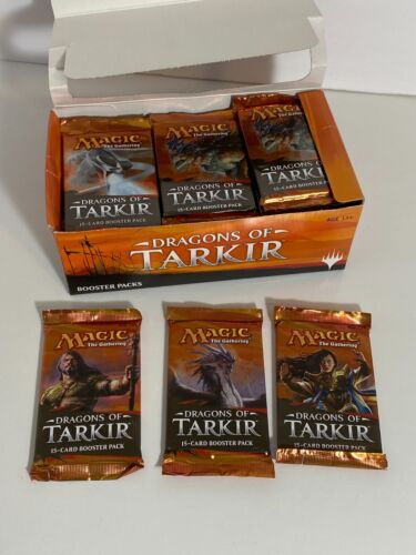 MTG - Dragons of Tarkir (DTK) - Factory Sealed Booster Pack - NEW - NM - Magic - Afbeelding 1 van 6