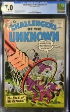 Challengers of the Unkown #7 1959 DC Comics CGC 7.0