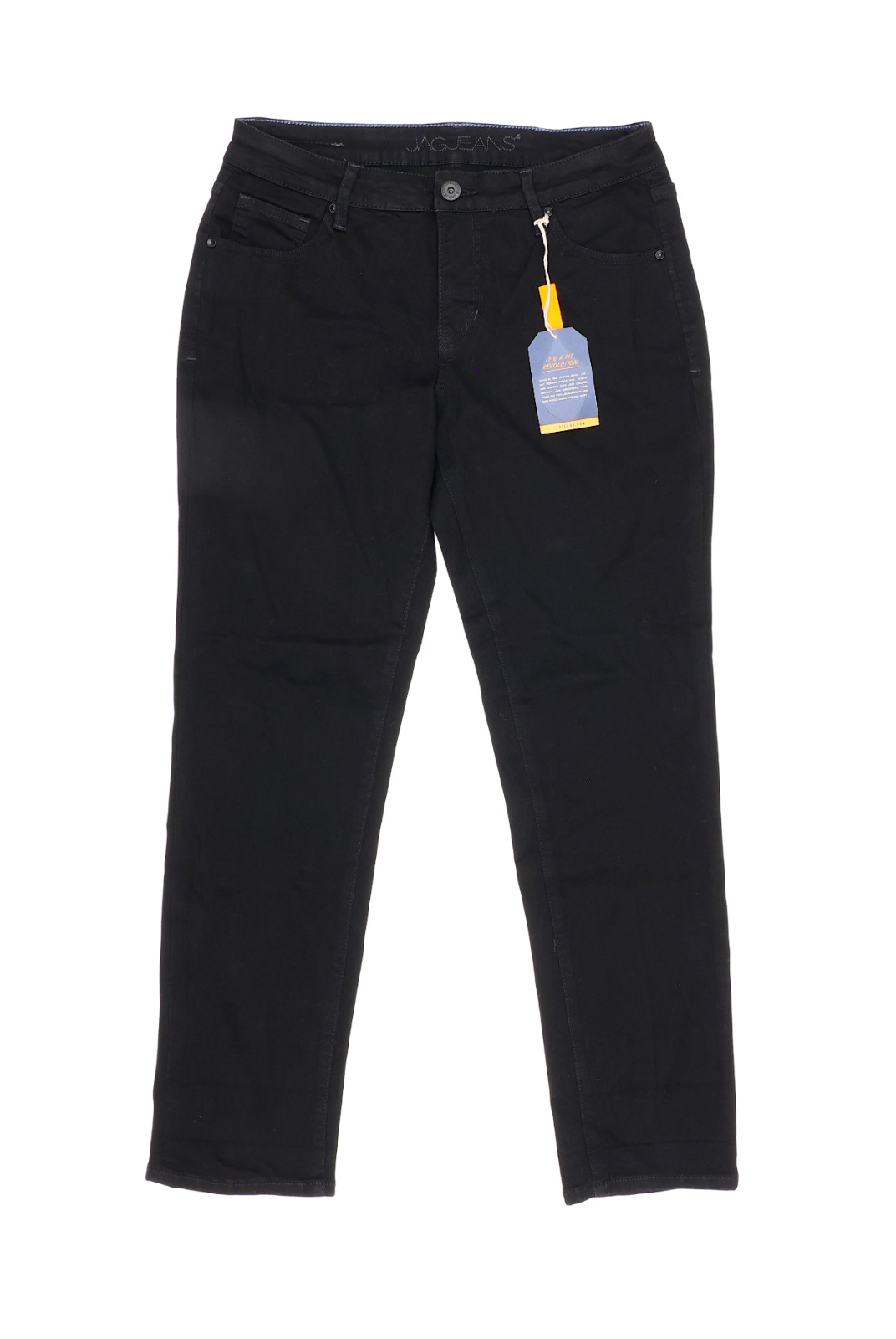JAG L36019 Womens Black Carter Girlfriend Straight Leg Jeans Size 10/30