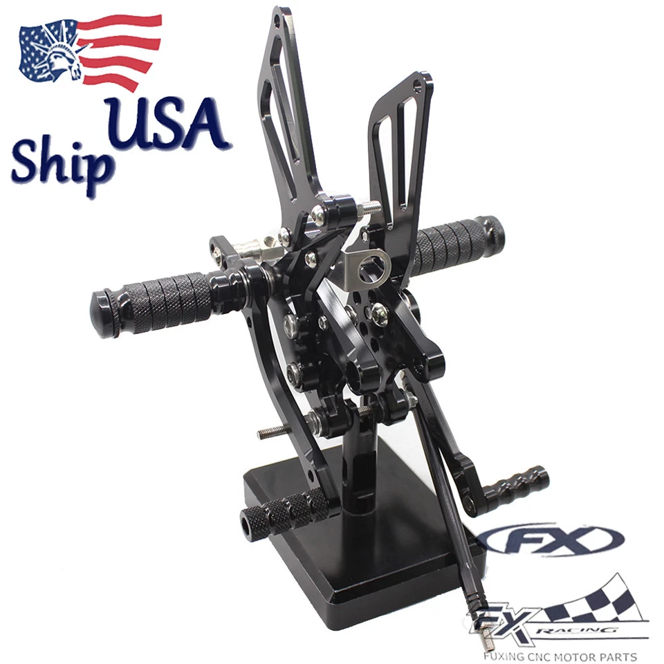 EUA Fit SUZUKI SV650/SV650S 1998-2014 Apoio para os pés dianteiro traseiro GSXR750 1996-2005 - Imagem 3 de 4