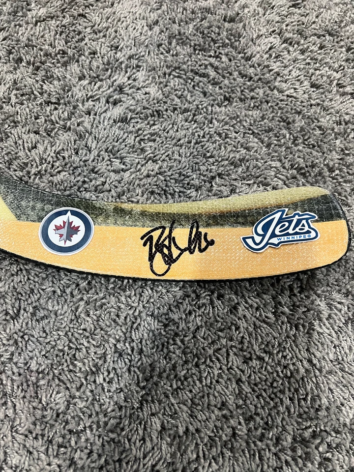 BLAKE WHEELER Winnipeg Jets Firmado Autografiado Palo de Hockey Certificado de Autenticidad Foto 2 de 2