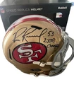 San Francisco 49ers Bill Romanowski AUTOGRAPHED Signed F/S REPLICA HELMET BAS