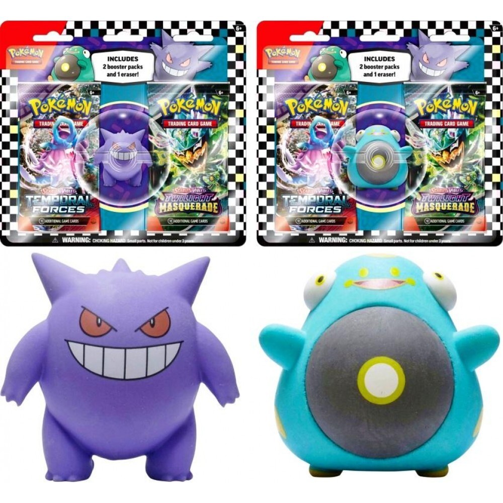 pokémon tcg 2 booster packs & gengar eraser POKEMON TCG: BACK TO SCHOOL 2024: ERASER BLISTER (12CT CASE) PREORDER –  Collectors Emporium NY