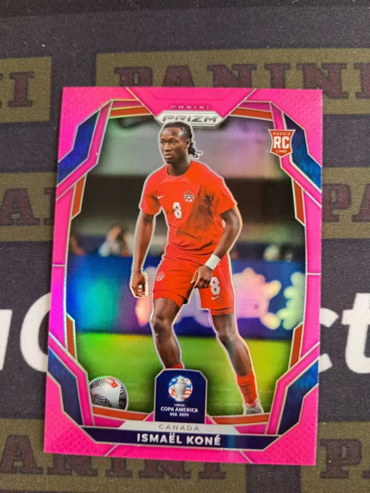 2024 Panini Prizm Copa America Ismael Kone Rookie RC Pink Canada Marseille