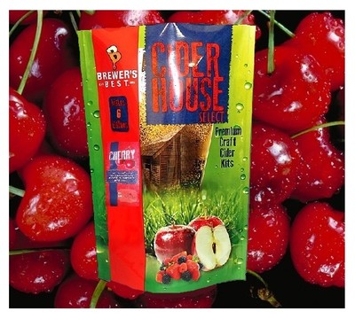 HARD CIDER KIT EXCELLENT CHERRY APPLE CIDER HOUSE SELECT BREWERS BEST MAKES 6GAL