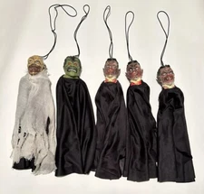 Halloween Hanging Jigglers Character Head PMG Paper Magic Group Lot Of 5